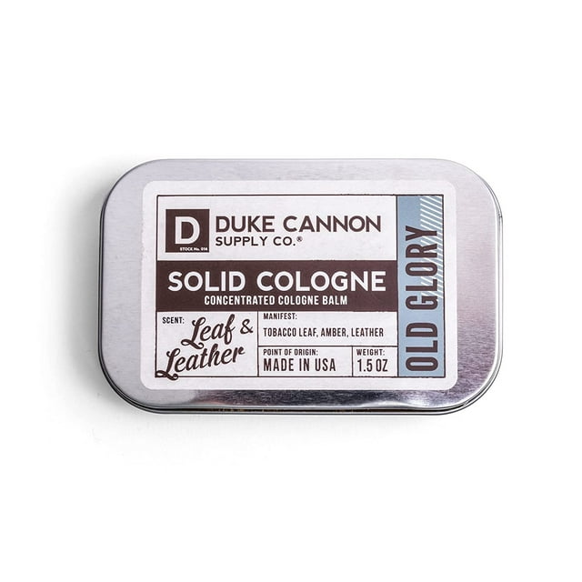 Duke Cannon Supply Co. Solid Cologne for Men Old Glory Tobacco ...