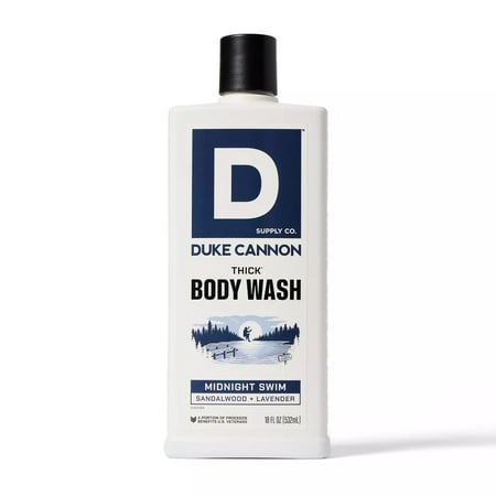 Duke Cannon - Thick Liquid Shower Soap - Midnight Swim - White/Dark Blue