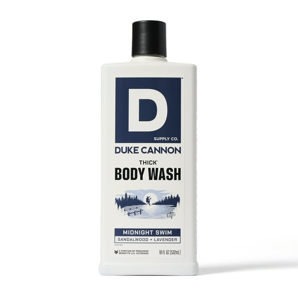 Duke Cannon Supply Co. Thick Midnight Swim/Sandalwood + Lavender Body Wash 18 fl oz