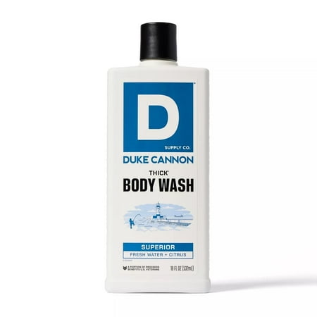 Duke Cannon - Thick Liquid Shower Soap - Superior - White/Blue