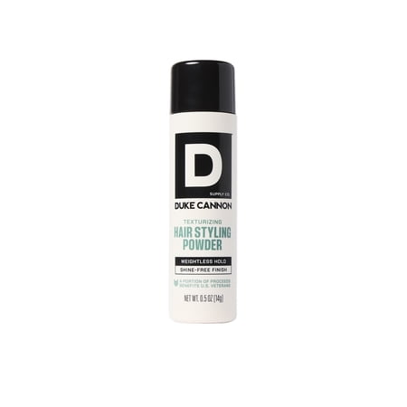 Duke Cannon Styling Powder for Men, Light Hold, No Shine, 0.5 oz