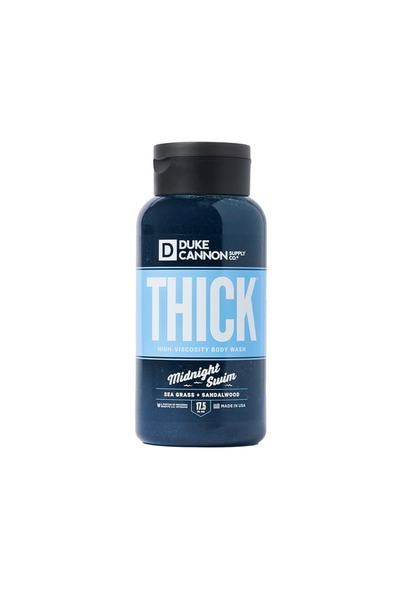 Thick Body Wash - Midnight Swim - Sea Grass & Sandalwood Scent, 17.5 oz, 1 Bottle