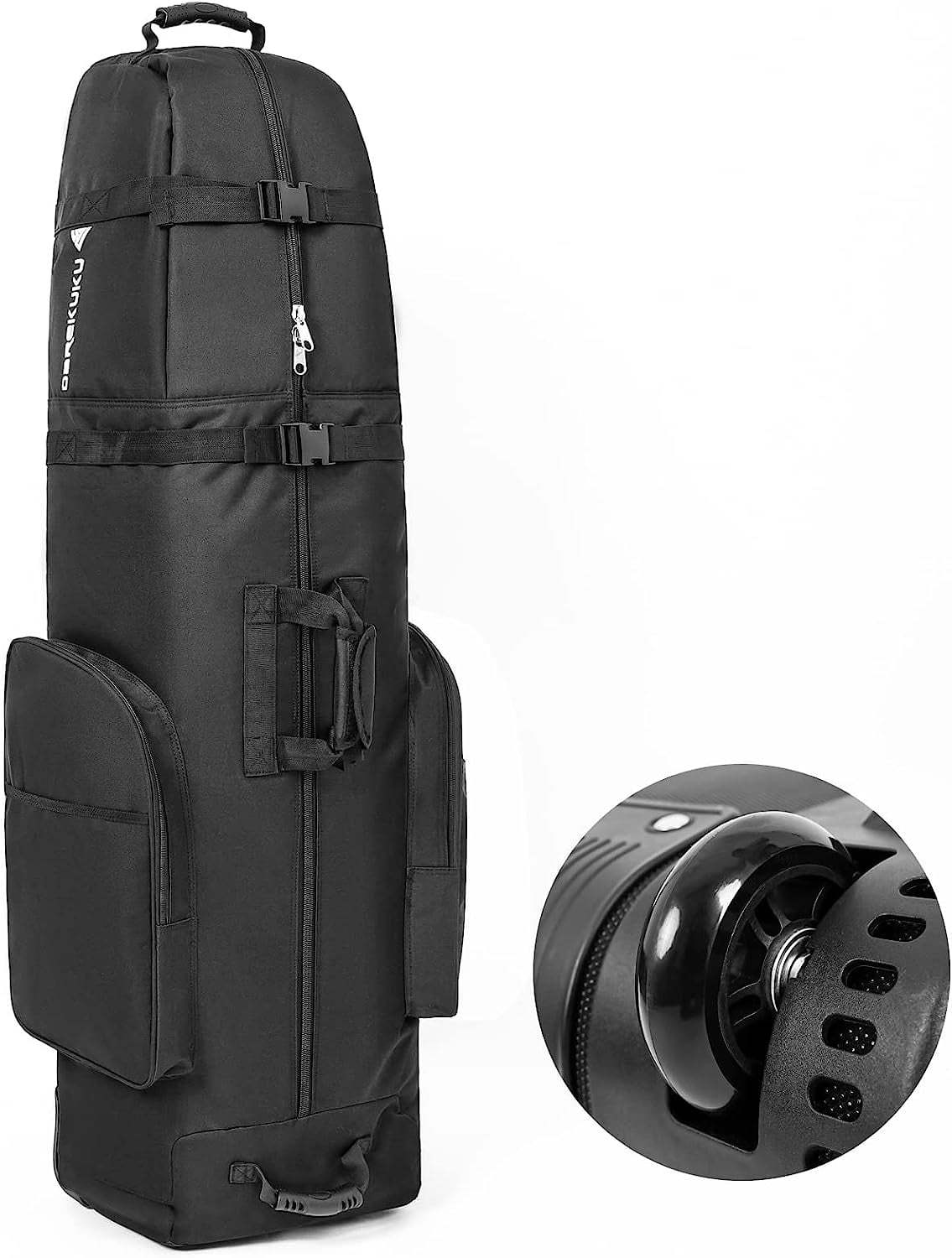 Duke Lulu Golf Travel Bag with Wheels，1200D Heavy Duty Oxford Wear