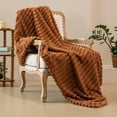 thumbnail image 1 of Duke Luxury Long Faux Fur Throw Premium Soft Cozy Brushed Long Fur For Bed, Coach or Sofa, 50x60", Black C125, 1 of 6