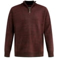 thumbnail image 1 of Duke Mens D555 Cramlington Knitted Quarter Zip Kingsize Sweatshirt, 1 of 5