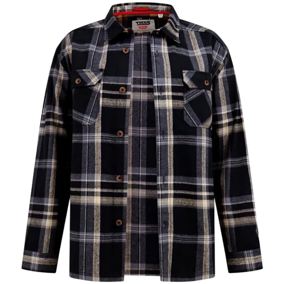 Duke Mens D555 Falkirk Checked Kingsize Shirt Jacket