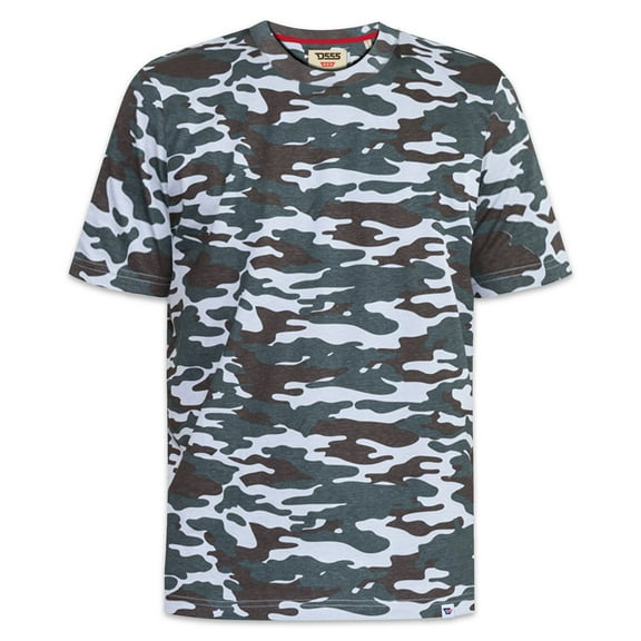 Duke Mens D555 Gaston Camouflage Kingsize T-Shirt