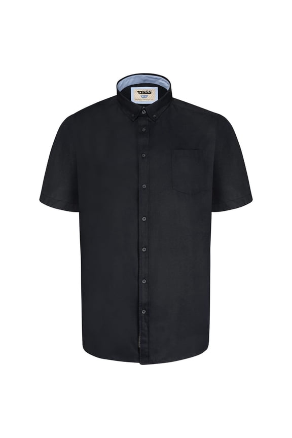 Mens D555 James Oxford Kingsize Short-Sleeved Shirt