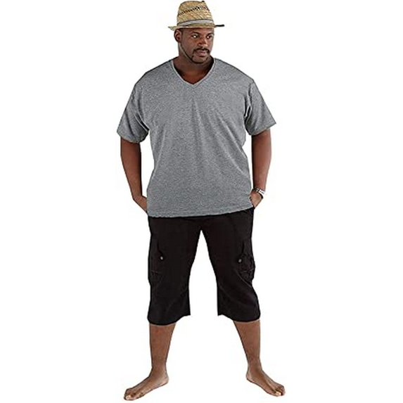 Duke Mens D555 Kingsize Signature-1 Cotton T-Shirt