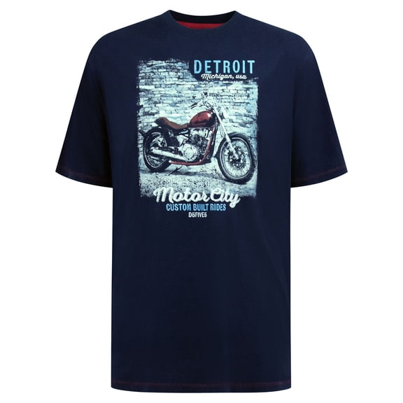 Duke Mens D555 Knowle Detroit Bike T-Shirt
