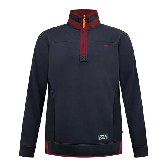 Duke Mens D555 Leicester Quarter Zip Kingsize Fleece Top