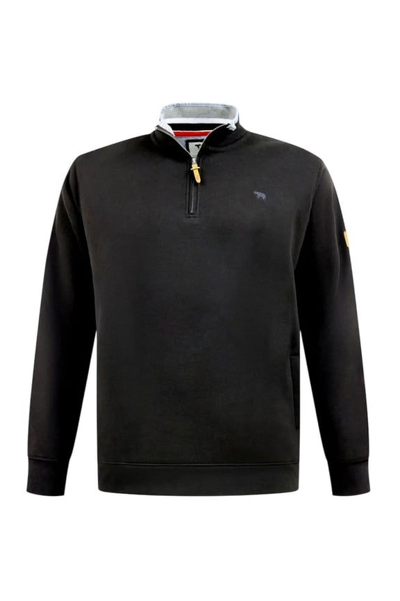 Mens D555 Russel Quarter Zip Kingsize Fleece Top