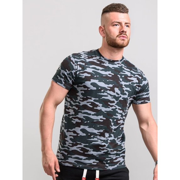 Duke Mens Gaston Camouflage Short-Sleeved T-Shirt