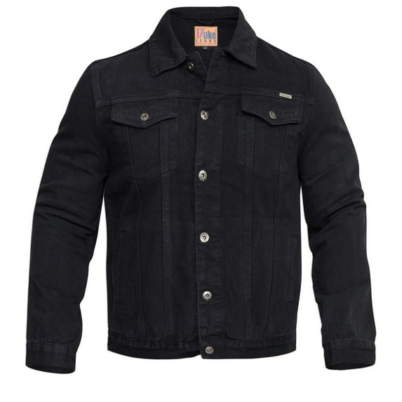 Duke Mens Kingsize Western Trucker Style Denim Button Jacket
