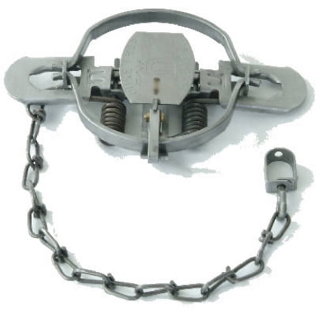 Duke #3 Coil Spring Traps – 6-Pack For Beaver, Fox, Bobcat, Coyote, Lynx (Model 0500)