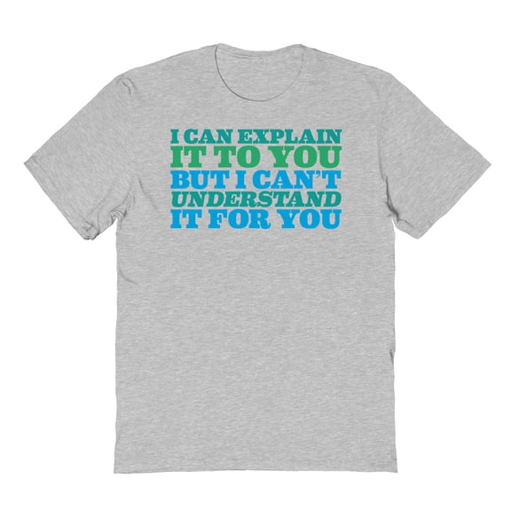 Duke & Sons Explain Graphic Sport Grey Men's Cotton T-Shirt