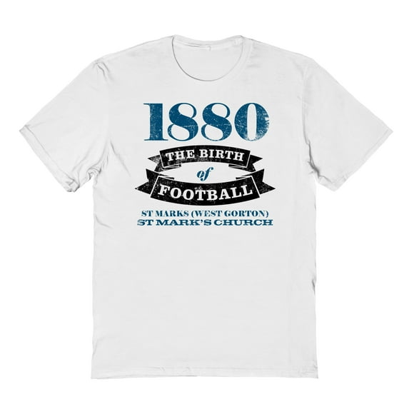 Duke & Sons Man City Graphic White Men's Cotton T-Shirt