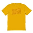 thumbnail image 1 of Duke & Sons Mediocre Cheese Graphic Gold Men's Cotton T-Shirt, 1 of 1