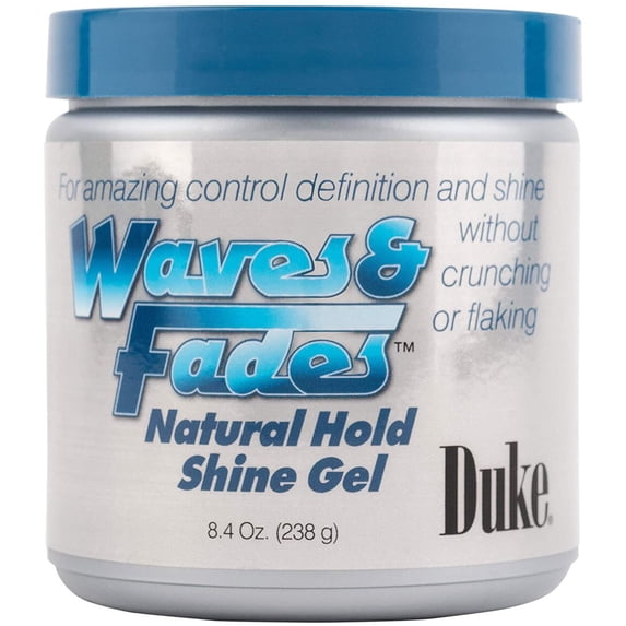 Duke Waves & Fades Natural Hold Shine Gel, 8.4 oz