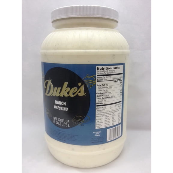 Duke's 06198 Dressing Ranch 4-1 Gallon
