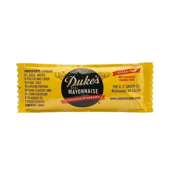 Duke's Mayonnaise Individual Packets Mayonnaise Packets