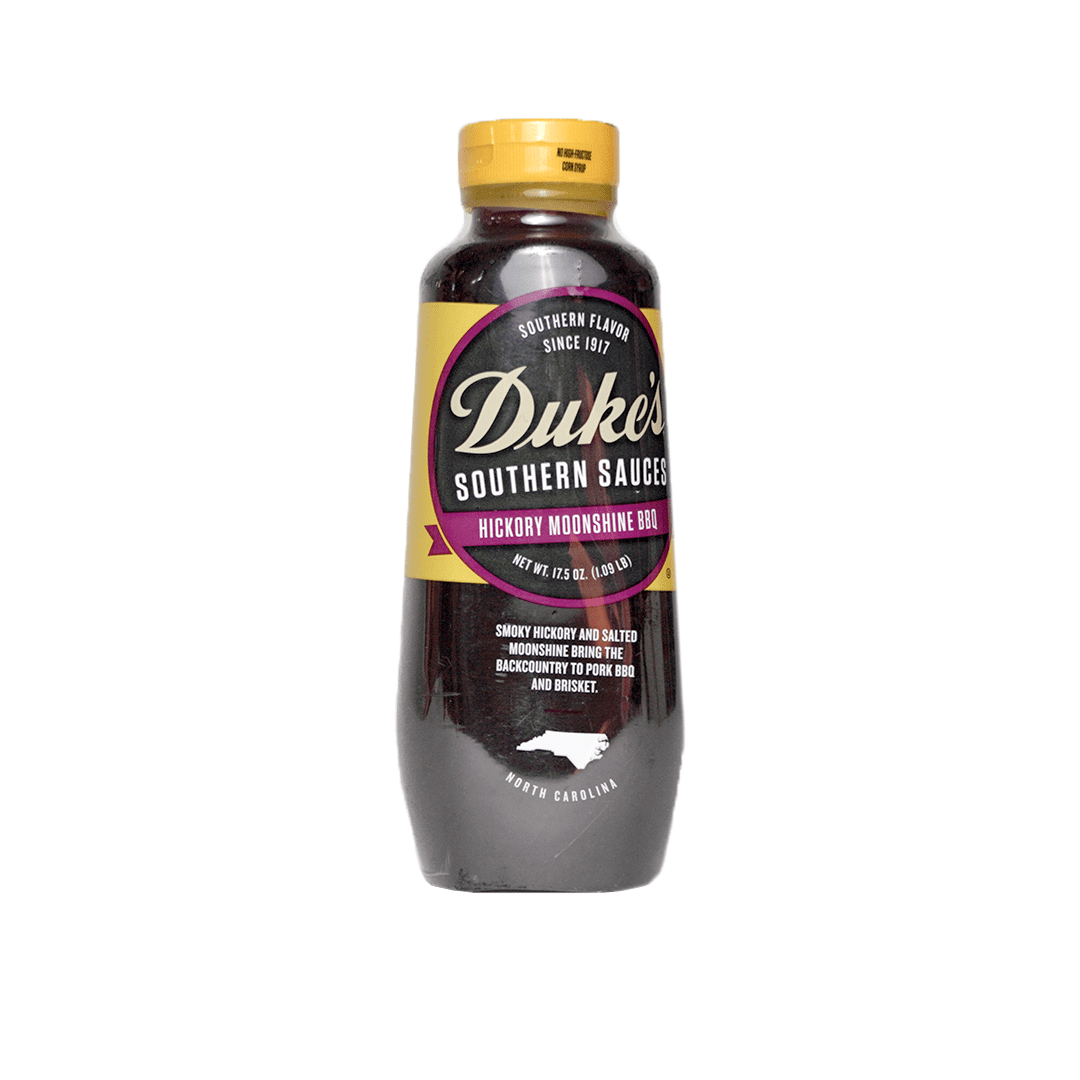 Duke's Hickory Moonshine BBQ Sauce 17.5 Ounce Bottle
