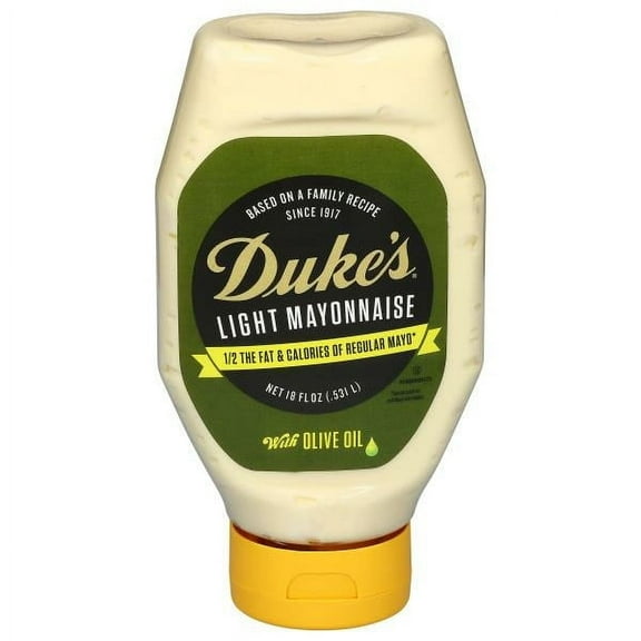 Duke's Mayonnaise Light 18 fl oz (Pack of 2)