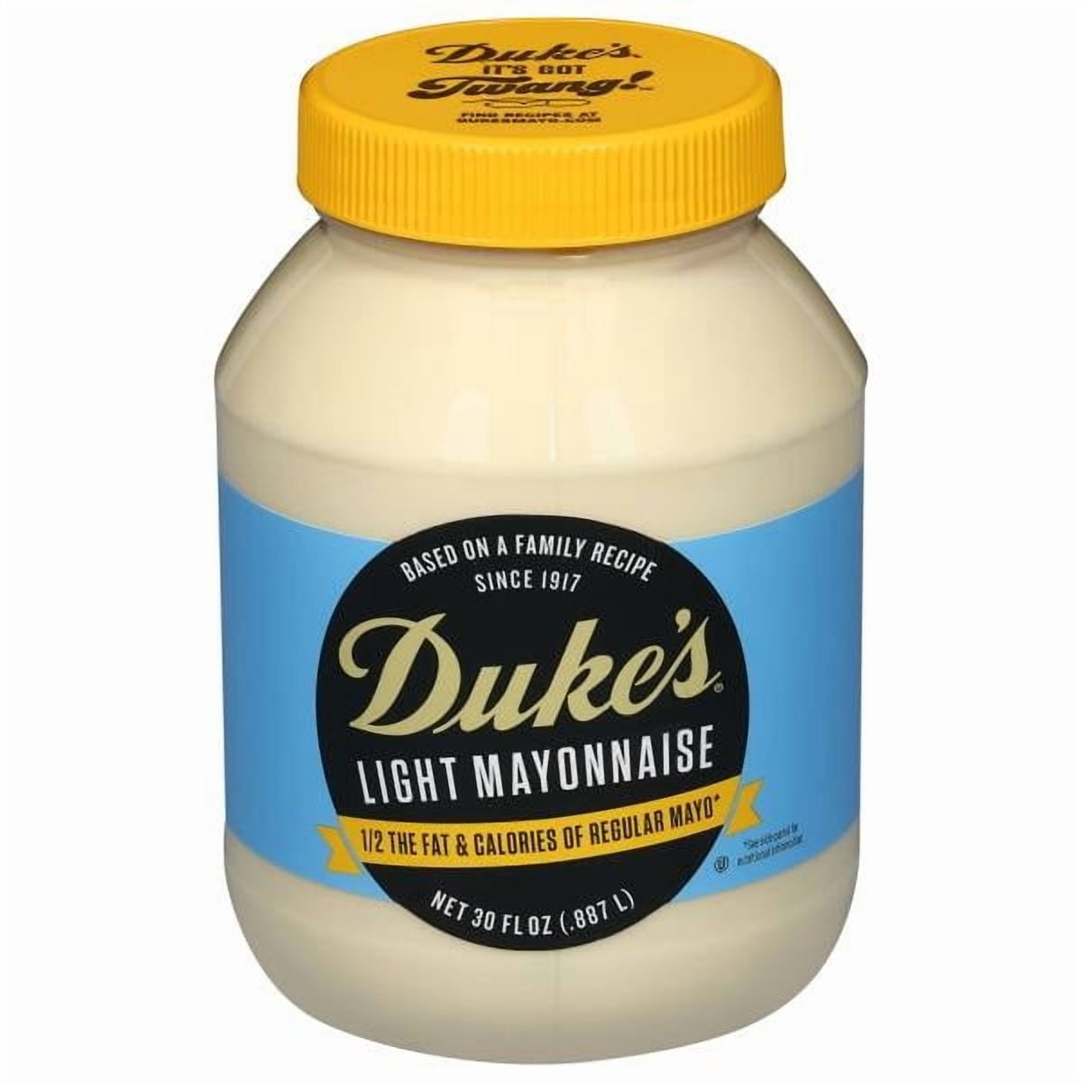 Duke's Mayonnaise Light 30 fl oz (Pack of 4)