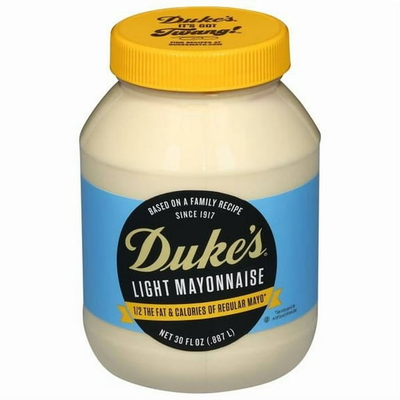 Duke's Mayonnaise Light 30 fl oz (Pack of 6)