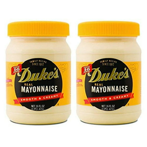 Duke's Real Mayonnaise Smooth  Creamy 2-16 fl oz Jars