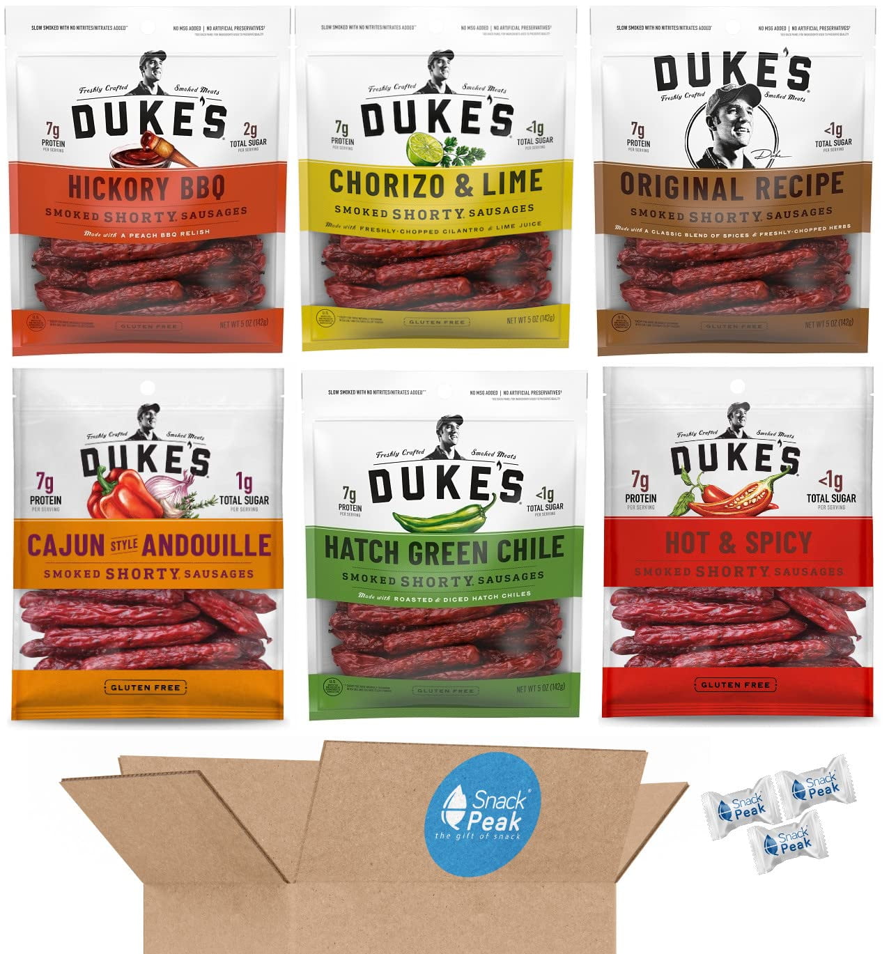 Duke’s Shorty Smoked Sausages Ultimate Variety Gift Box Original