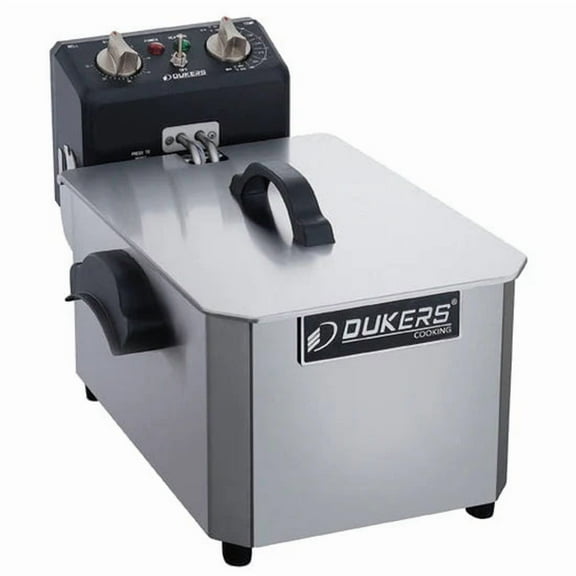 Dukers DCF10E 10lb One Basket Electric Countertop Fryer