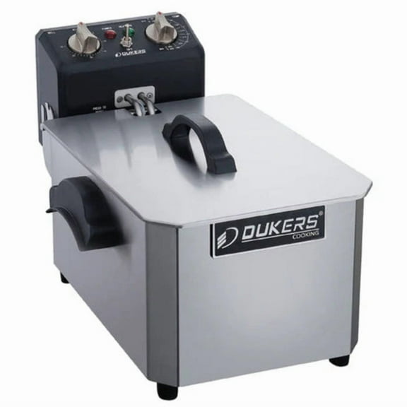 Dukers DCF7E 7lb Single Basket Electric Countertop Fryer
