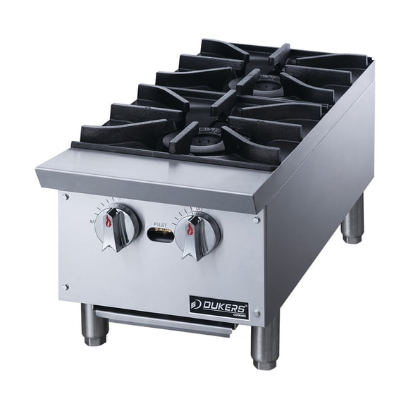 Dukers DCHPA12 Hot Plate - 2 Burners