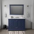 thumbnail image 1 of Dukes 48 in. W x 22 in. D Navy Blue Single Bath Vanity and Cultured Marble Top, 1 of 10