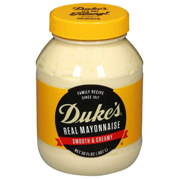 Duke's Real Mayonnaise, 30 oz Jar, Smooth & Creamy Mayo