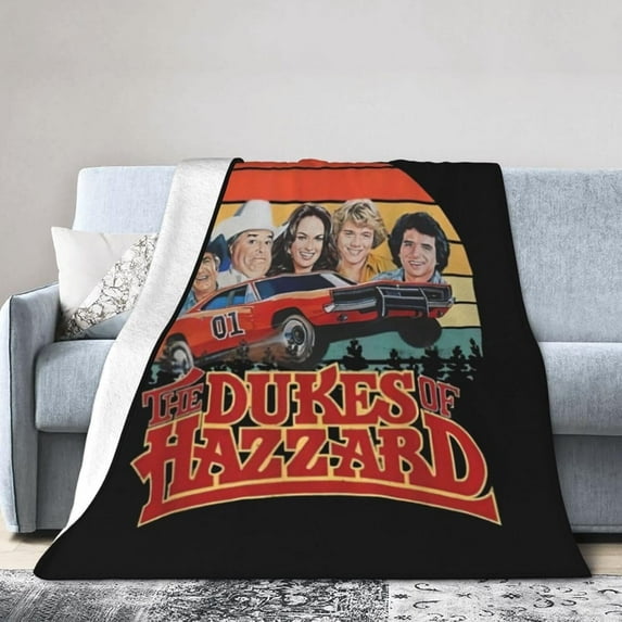 The Dukes Movie of Hazzard Ultra-Soft Micro Fleece Blanket Picnic Blanket Camping Blanket Funny Child for All Season Sofa Office Couch Chair Living Room Bed 60"x50"