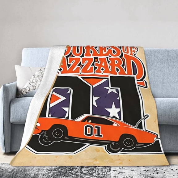 Dukes-Of-Hazzard Blanket, Soft Flannel Throw Blanket Super Soft Lightweight Cozy Blankets Travel Throw Blanket Bedding And Sofa For All Season For Adults Kids Teens 40"X30"