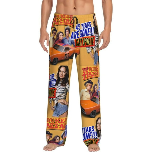 Dukes-Of-Hazzard Pajama Pants for Men Women Casual Lounge Pants Soft Pajama Bottoms with Pockets Drawstring Sweatpants Medium