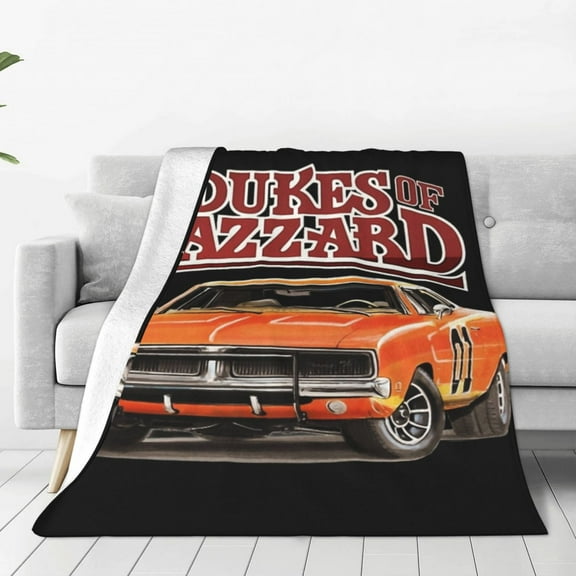 Dukes-Of-Hazzard Throw Blanket Lightweight Fannel Fleece Bed Blanket Super Soft Blanket for All Season Bed Couch Sofa 40"X30"