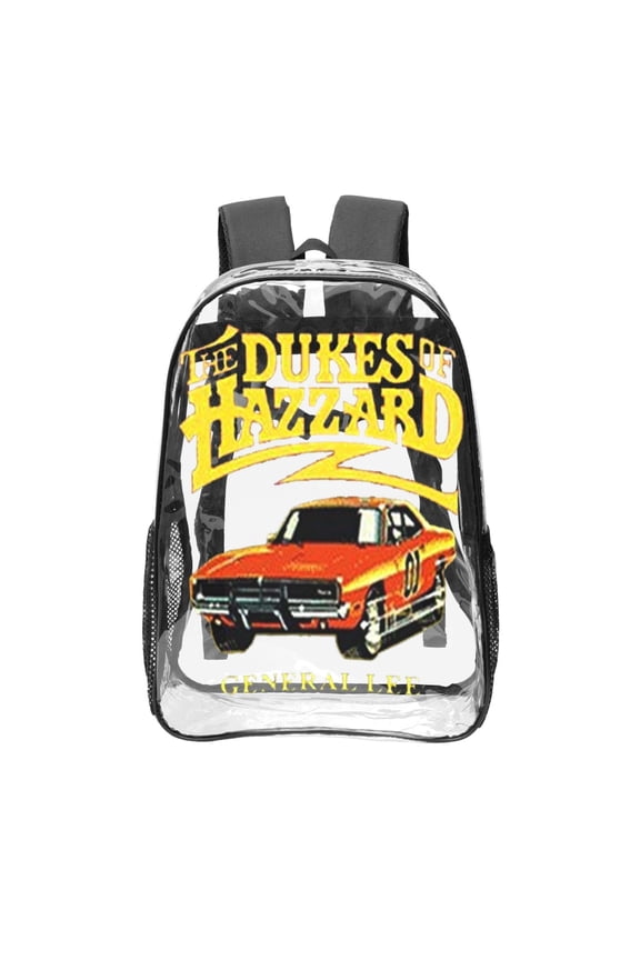 Dukes Of Hazzard Transparent Backpack Fashion Travel Backpack Laptop Backpack 16ch