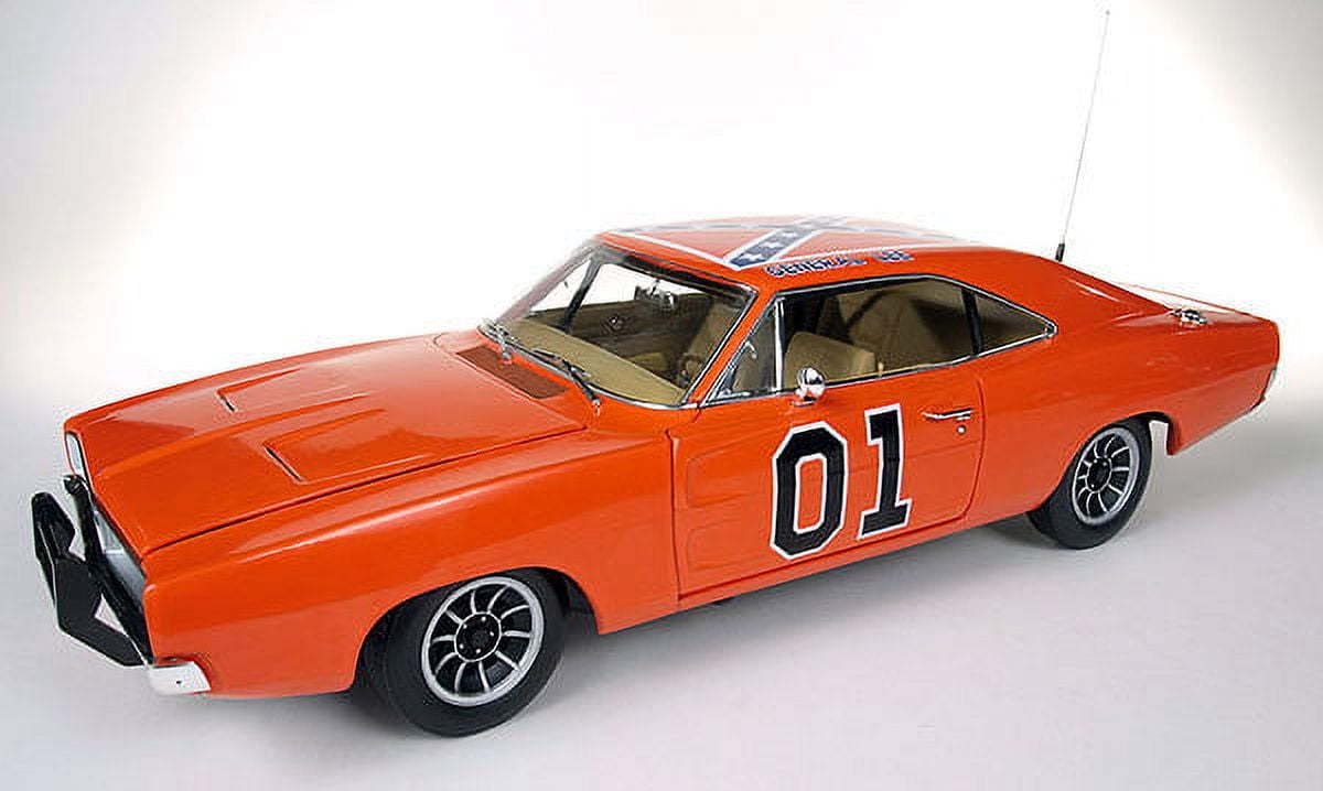 Dukes of Hazzard General Lee Dodge Charger Diecast Model Car in 1