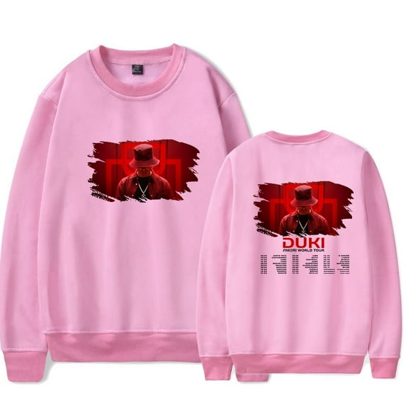 Duki Ameri Tour Merch Long Sleeve Crewneck Sweatshirt Women Men Casual Streetwear Fashion Clothes