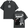 thumbnail image 1 of Duki Ameri Tour Merch Unisex Oversized Soft Cotton Graphic O-Neck T-Shirt - Retro Latin Hip Hop Summer Streetwear, 1 of 5
