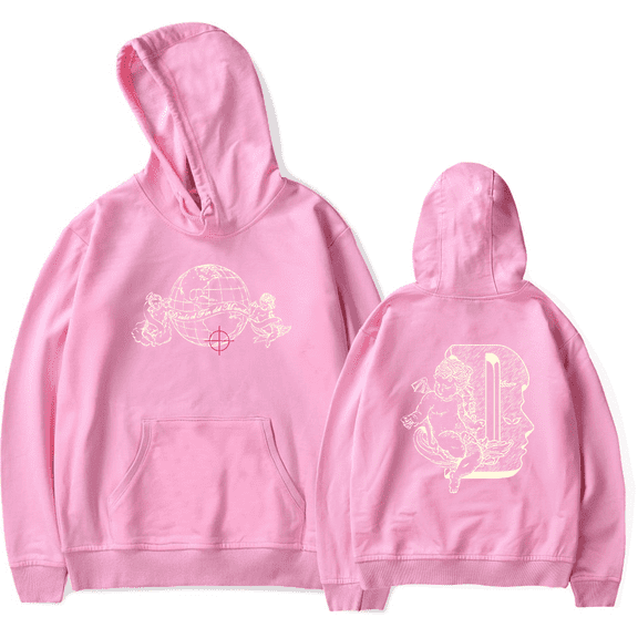 Duki Merch Hoodie Logo Cupid Earth Unisex Hooded Sweatshirt Long Sleeve For Men Women Streetwear Pullovers