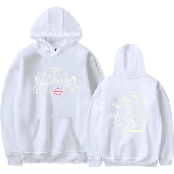 Duki Merch Hoodie Logo Cupid Earth Unisex Hooded Sweatshirt Long Sleeve For Men Women Streetwear Pullovers