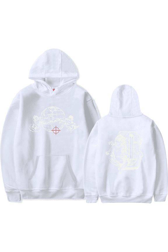 Duki Merch Hoodie Logo Cupid Earth Unisex Hooded Sweatshirt Long Sleeve For Men Women Streetwear Pullovers