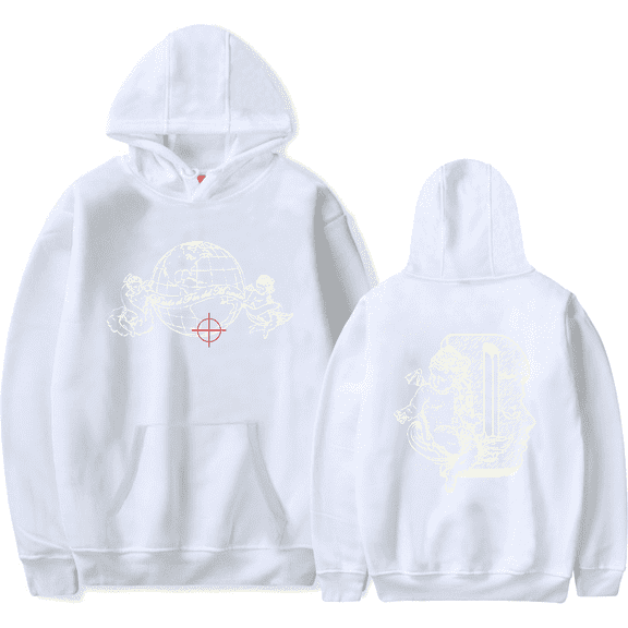 Duki Merch Hoodie Logo Cupid Earth Unisex Hooded Sweatshirt Long Sleeve For Men Women Streetwear Pullovers