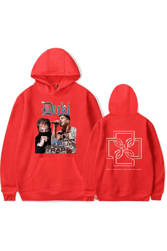 Duki Merch Hoodie Photo Printed Logo Hoodies Long Sleeve Rapper Men Women Sweatshirt Pullover