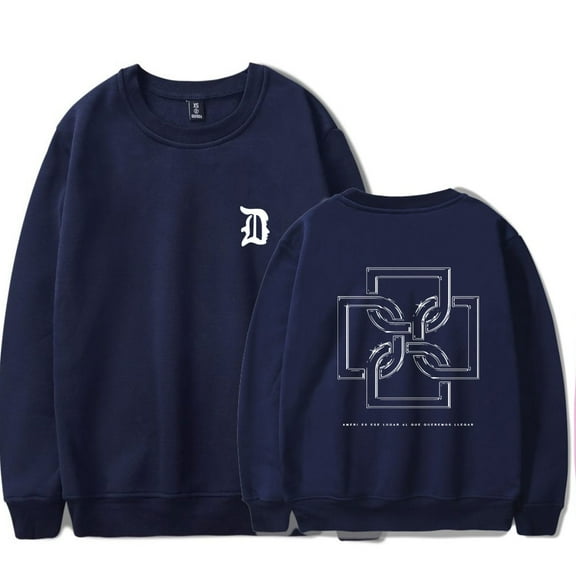 Duki Remera 4d Negra Merch Long Sleeve Crewneck Sweatshirt For Men/Women Unsiex Fashion Streetwear